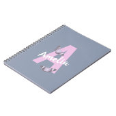 Monogram Notitieboek met gepersonaliseerde botervl (Linkerzijde)