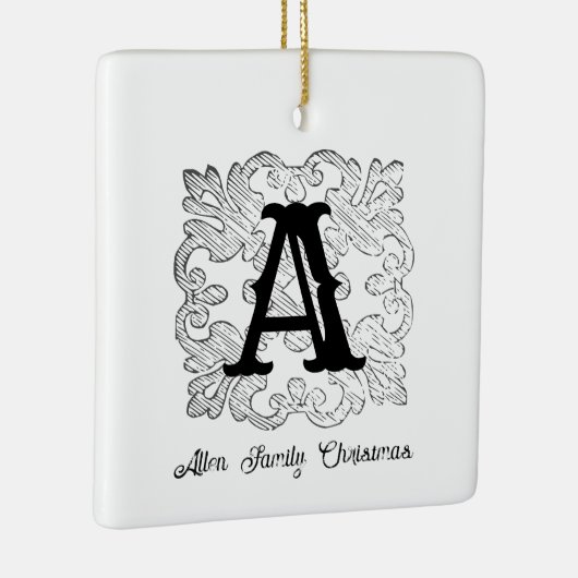  monogram nr. 1 keramisch ornament (Rechts)