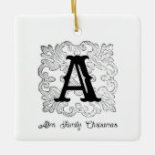  monogram nr. 1 keramisch ornament (Voorkant)