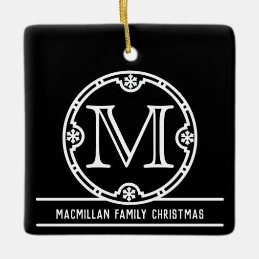  monogram nr. 2 keramisch ornament (Voorkant)