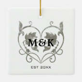  monogram nr. 4 keramisch ornament (Achterkant)