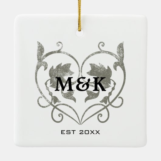  monogram nr. 4 keramisch ornament (Achterkant)