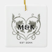  monogram nr. 4 keramisch ornament (Voorkant)