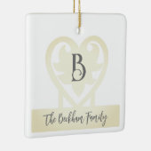  Monogram Nr. 5 Keramisch Ornament (Rechts)