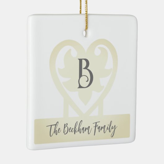  Monogram Nr. 5 Keramisch Ornament (Rechts)