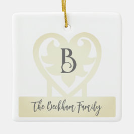 Monogram Nr. 5 Keramisch Ornament