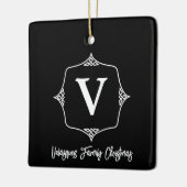  monogram nr. 6 keramisch ornament (Links)