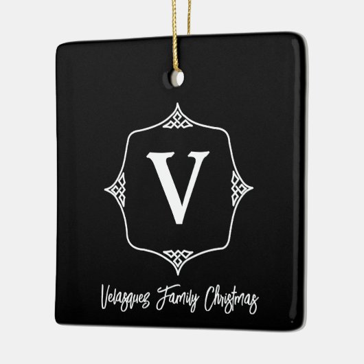  monogram nr. 6 keramisch ornament (Links)