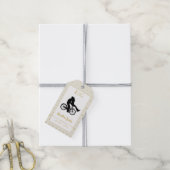 Monogram Nuestra Boda Spaans trouwfeest favor Cadeaulabel (Met Touw)