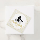 Monogram Nuestra Boda Spain Wedding Gift Favor Bedankjes Labels (In situ)