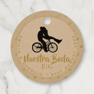 Monogram Nuestra Boda Spain Wedding Gift Favor Bedankjes Labels