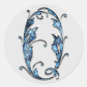 Monogram nummer 0 stickers (Voorkant)