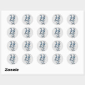 Monogram nummer 4 stickers (Vel)