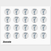 Monogram nummer 7 stickers (Vel)