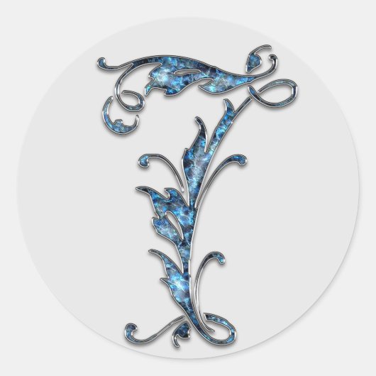 Monogram nummer 7 stickers (Voorkant)