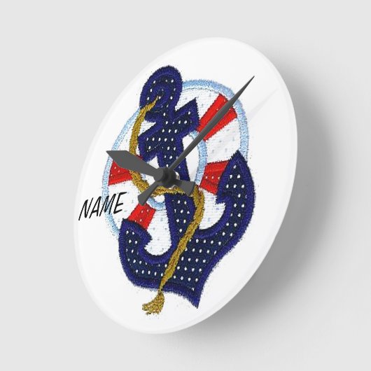 MONOGRAM NURSERY "Sailor" wandklok (Hoek)