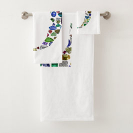 Monogram 'O' Bad Handdoek