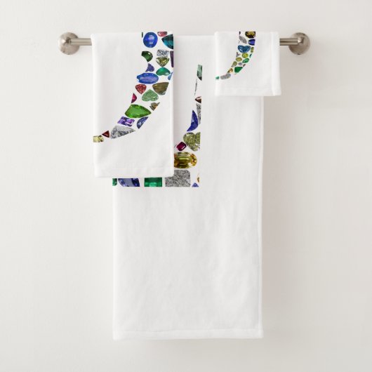 Monogram 'O' Bad Handdoek (Insitu)