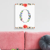 Monogram 'O' Canvas Afdruk (Insitu (Woonkamer))