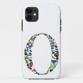 Monogram 'O' Case-Mate iPhone Case (Achterkant)