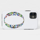 Monogram 'O' Case-Mate iPhone Case (Achterkant (horizontaal))