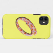 Monogram O in Rozen Patroon Iphone 5 Hoesje (Achterkant (horizontaal))