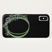 Monogram O Lavendel Eucalyptus Case-Mate iPhone Case (Achterkant (horizontaal))