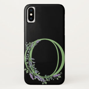 Monogram O Lavendel Eucalyptus Case-Mate iPhone Case