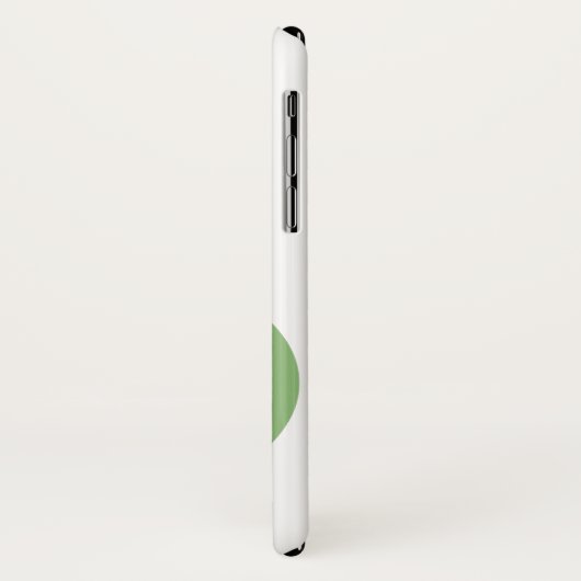 Monogram O Lavendel Eucalyptus Case-Mate iPhone Case (Achterkant/links)