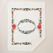 Monogram 'O' Sherpa Deken (Voorkant)