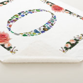 Monogram 'O' Sherpa Deken (3/4)