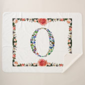 Monogram 'O' Sherpa Deken (Voorkant (horizontaal))