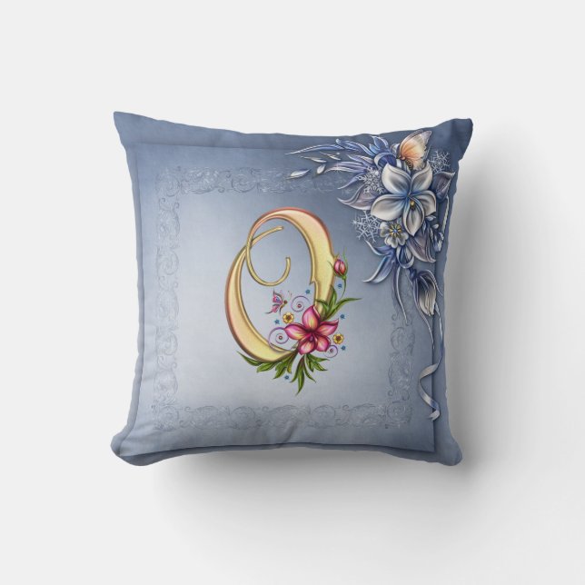 Monogram O Sierkussen 20 x 20 inch (Voorkant)