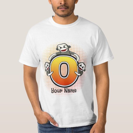 Monogram O Sock Monkey T-Shirt (Voorkant)
