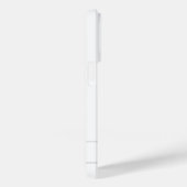 Monogram O zilveren scriptnaam roze orchidee Wit Case-Mate iPhone Case (Achterkant / Rechts)