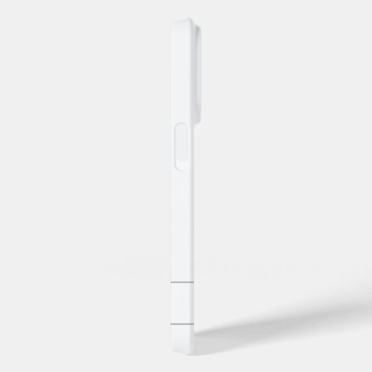 Monogram O zilveren scriptnaam roze orchidee Wit Case-Mate iPhone Case (Achterkant / Rechts)