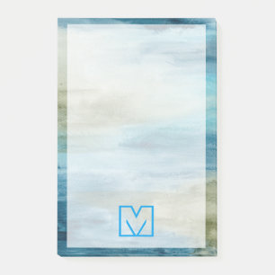 Monogram   Ocean Flow II Post-it® Notes