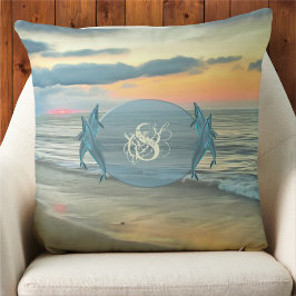 Monogram Ocean Sunset 0735 Kussen