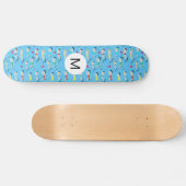 Monogram Octopush Persoonlijk Skateboard (Horizontaal)
