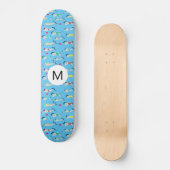 Monogram Octopush Persoonlijk Skateboard (Voorkant)