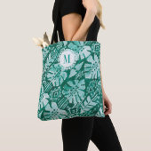 Monogram OERWOUD IKAT Hawaiian Green Tropical Tote Bag (Dichtbij)