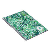 Monogram OERWOUD VIBES Green Tropical Monstera Notitieboek (Rechterzijde)