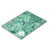 Monogram OERWOUD VIBES Green Tropical Monstera Notitieboek (Linkerzijde)