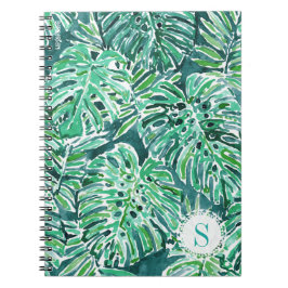 Monogram OERWOUD VIBES Green Tropical Monstera Notitieboek