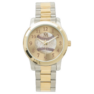 Monogram of Horloge van het Honkbal van het Aantal