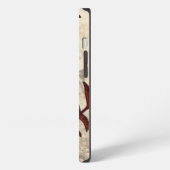 MONOGRAM of Jersey NUMMER honkbal telefoonhoes iPhone Hoesje (Linkerkant)
