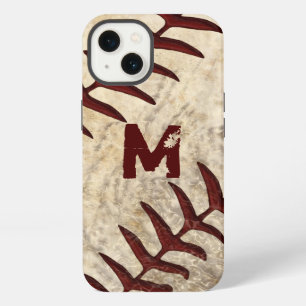 MONOGRAM of Jersey NUMMER honkbal telefoonhoes iPhone 13 Hoesje