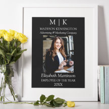 Monogram of Logo Business Award medewerker toevoeg