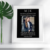 Monogram of Logo Business Employee Award toevoegen Poster