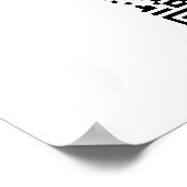 Monogram of voeg de Code van de Bedrijfsuren van d Poster (Hoek)